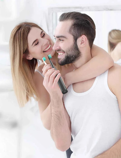Fairywill FW-D7 Sonic Electric Toothbrush Set - 5 Modes Rechargeable Adult Toothbrush with Travel Case & 8 Heads