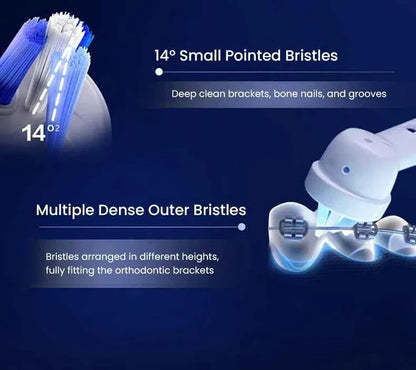 Original Brush head for Oral B iO 2/3/4/5/7/8/9 Electric Toothbrushes Designed for Teeth Deep Clean Remove Tooth Stains