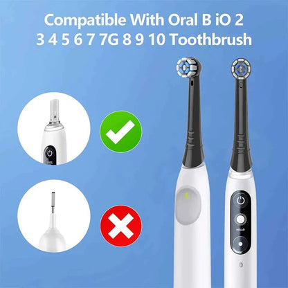 4-16Pack Toothbrush Replacement Heads Compatible with Oral B iO 10 9 8 7 6 5 4 3 Series Electric Toothbrush, 4 Pack Brush Heads