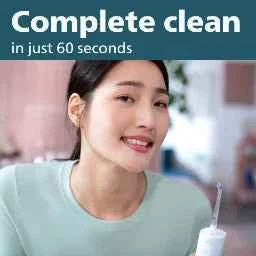 Philips Sonicare 2000 series tooth flosser HX3826, 250 ml water container, USB-C cable, 3 strengths, 360° rotation