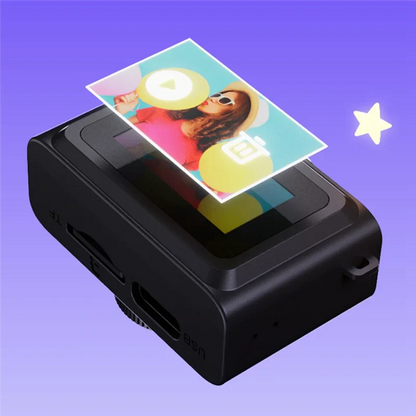 CABE-School Life Memory Thumb Camcorder 1080P HD Digital Camera Mini Retro Student Gift Portable Video Recording Device Videogra