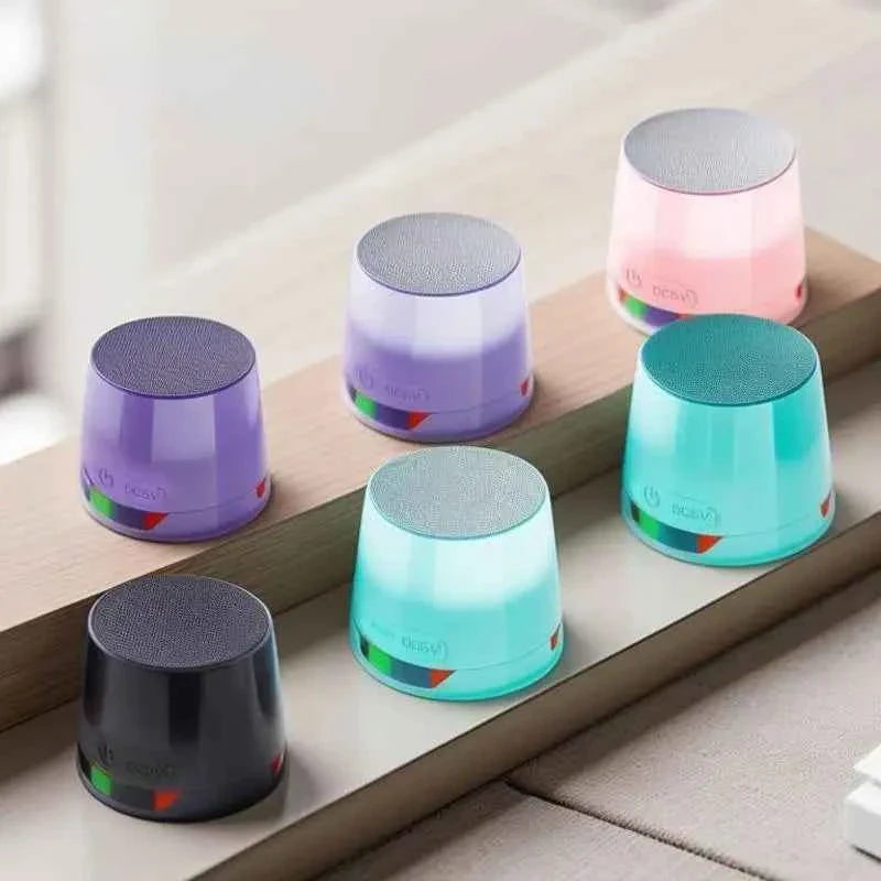 1 Set Loud Sound Portable Speaker With Color Light Phone Stand Bluetooth Speaker Stocking Stuffers For Teens Christmas Gifts