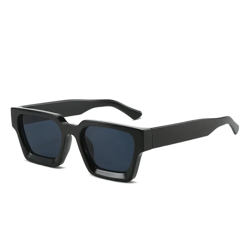 KLASSNUM Men Square Frame Sunglasses 2025 Luxury Brand Designer Sun Glasses Retro Trendy Shades UV400 Unisex Women Glasses New