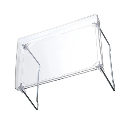 Foldable Desktop Storage Shelf Easy To Assemble  Multifunction Large Space Stackable Space Saving Stylish for Bathroom