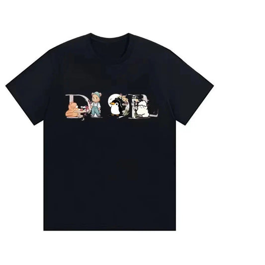 2026 Spring Summer  Printed Men's and Women's T-shirts, Fashionable and Breathable Everyday Wear for Street