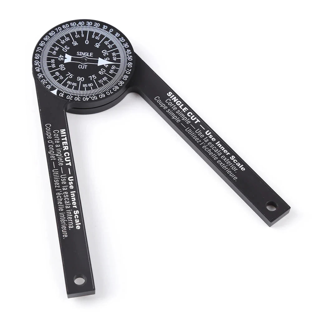 Professional Miter Saw Protractor Angle Finder Precision Miter Angle Finder for Carpenters Plumbers Bevel Protractor Woodworking