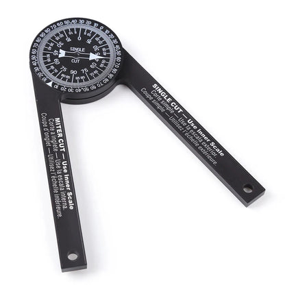 Professional Miter Saw Protractor Angle Finder Precision Miter Angle Finder for Carpenters Plumbers Bevel Protractor Woodworking