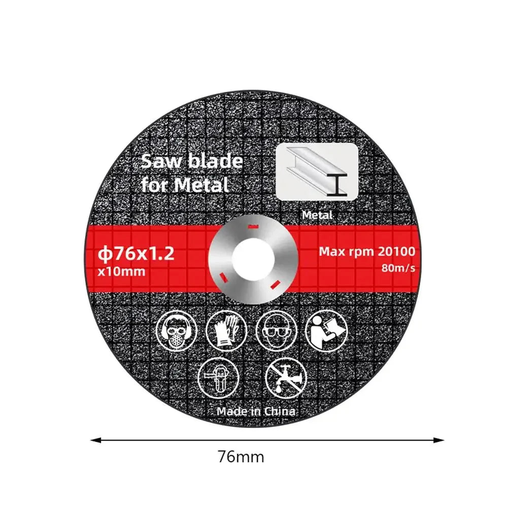 1-20PCS 76mm Saw Blade Electric Grinding Cutting Disc Rotary Tool Metal Cutter Power Wood Cutting Electric Grinder Accessories