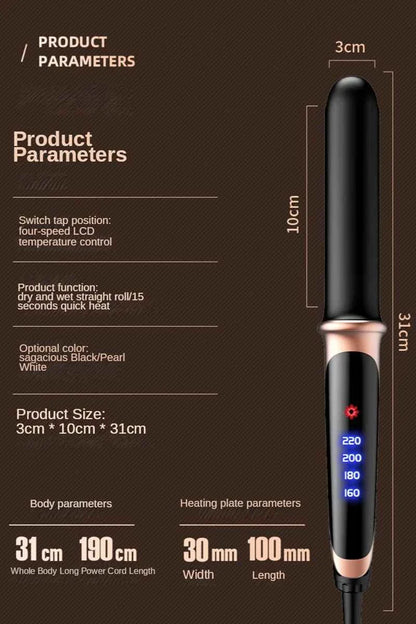 Flat Iron Hair Straightener 2 In 1 Professional Hair Straightener Hair Iron Curling Straightening Irons