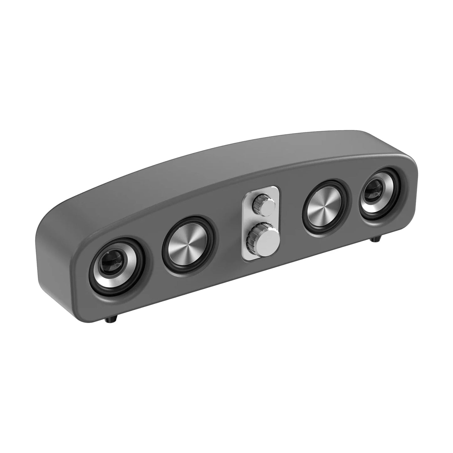 New Wireless BlueTooth Loudspeaker Box Wood Grain Retro Desktop High-power 3D Stereo Subwoofer Computer Audio Portable Sound-bar