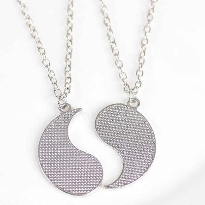 Style For Best Friends Women Fashion Jewelry Lovers Men Couple Necklace Yin Yang Necklace Clavicle chain Gossip Dragon Pendant