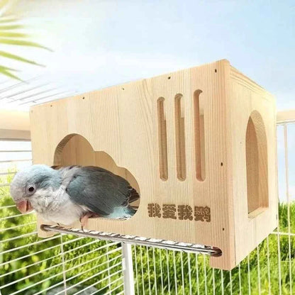 Hanging Bird Nests Breathable Hatching Bird's Wooden House Pet Supplies Swallow Finch Squirrel Small Birds Animals Nests Box