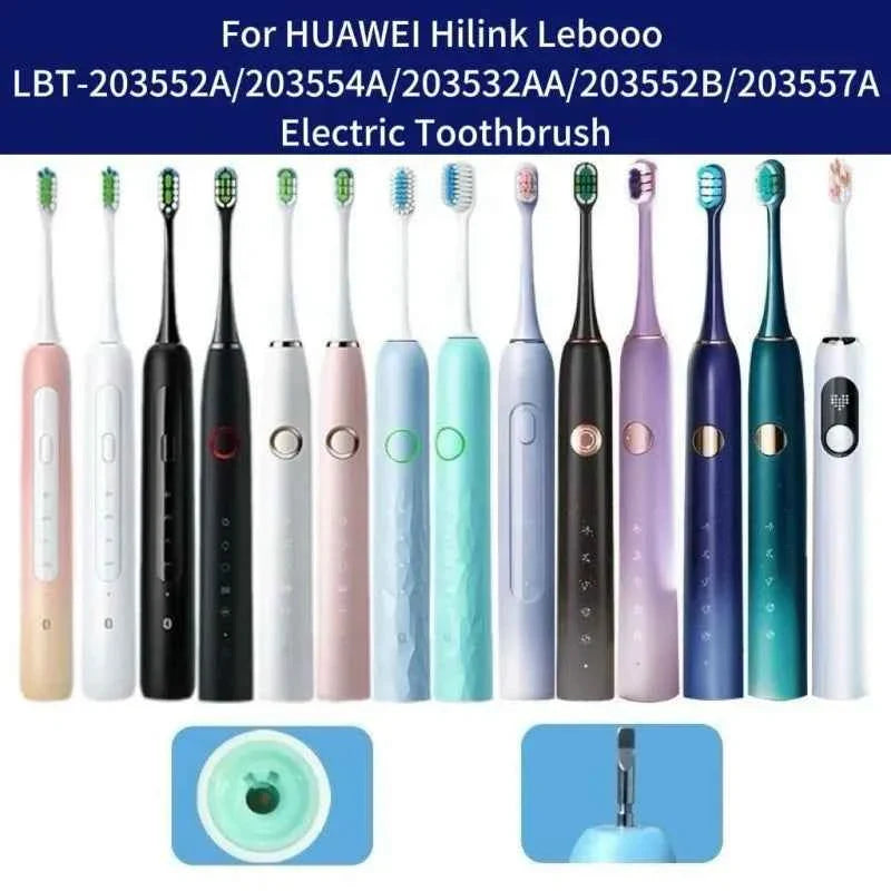 6 Pcs heads  for Lebooo LBT-203552A，LBT-203554A，LBT-203532AA, LBT203552B, LBT-203557A  LEBOOO21112 sonicare toothbrush heads