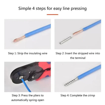 600/700pcs Bare Terminal Tubular Wire End Ferrules Mix Size Uninsulated Cable Sleeves Simple for Wire Connection Pin Crimp