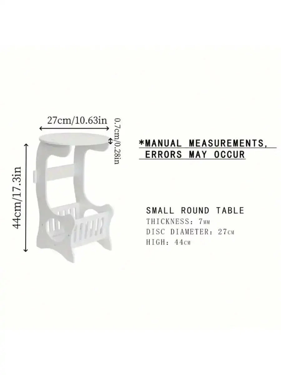 Multi Functional Bedside Table With Book And Magazine Storage