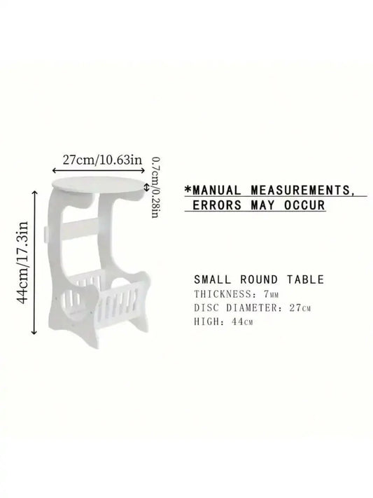 Multi Functional Bedside Table With Book And Magazine Storage