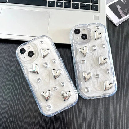 3D Silicone Love Bow iPhone Case