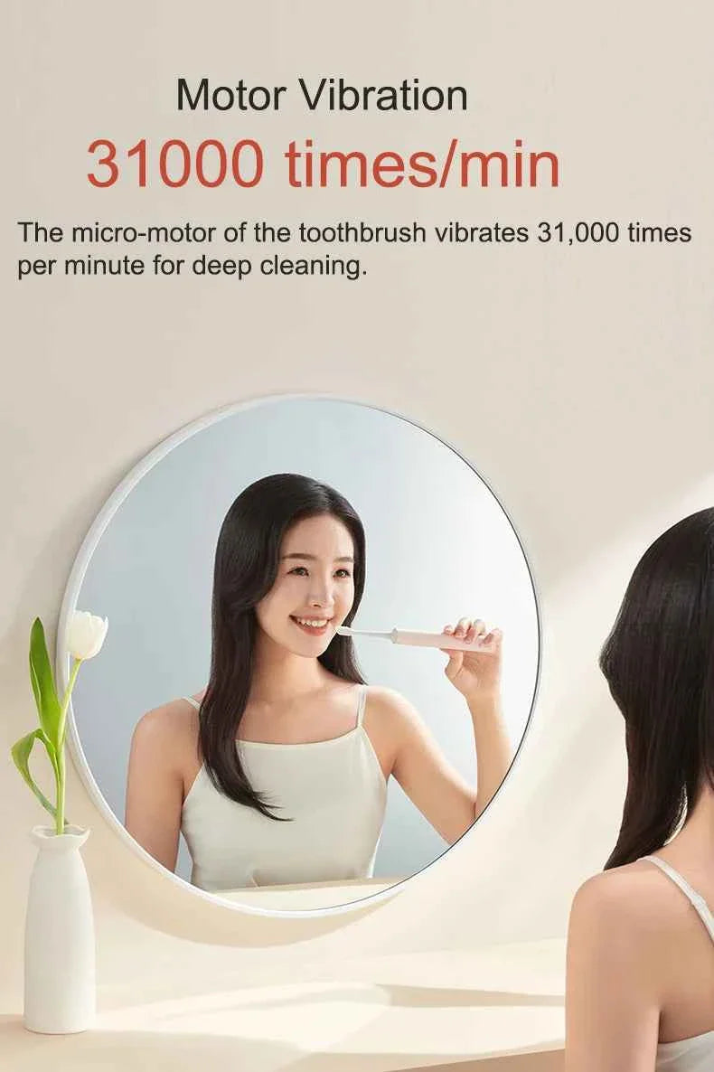 Original XIAOMI Mijia T200 Sonic Electric Toothbrush Teeth Whitening Ultrasonic Vibrating Smart Tooth Brushes IPX7 Waterproof