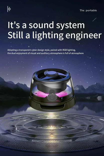 2025 New speakers home Rhythmic lighting Top shell vibration Plastic Material M8 LZ-B8 For Sooyn Portable Audio speaker gaming