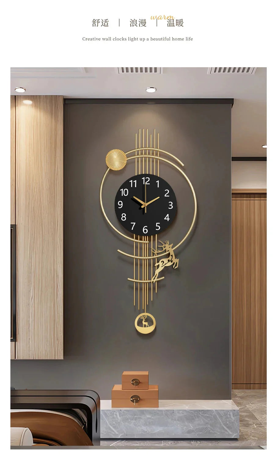 Wall Clock Large Bathroom Decor Room Digital Room Watch Interior Wall Decoration Gaming Decoration For Bedroom Accessories Live