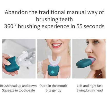 Sonic U-shaped electric toothbrush, children's toothbrush, oral cleaning machine, ultrasonic teeth cleaner, household