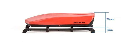RCDream 1/18 Scale Roof Rack Roof Box for 1/18 1/24 1/12 RC Crawler Truck TRX4M Bronco AX24 #18R004