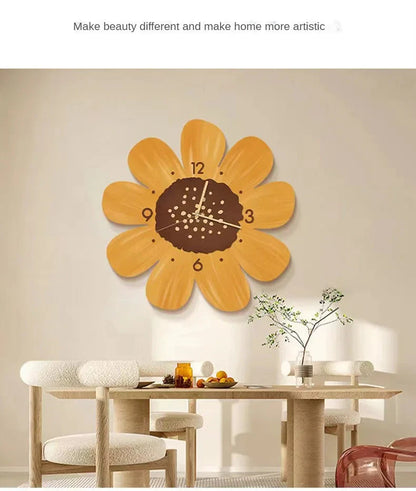 Light Decorative Clock Hanging Restaurant Simple Creative Crystal Porcelain Wall Hanging Clock Quiet Room Clock