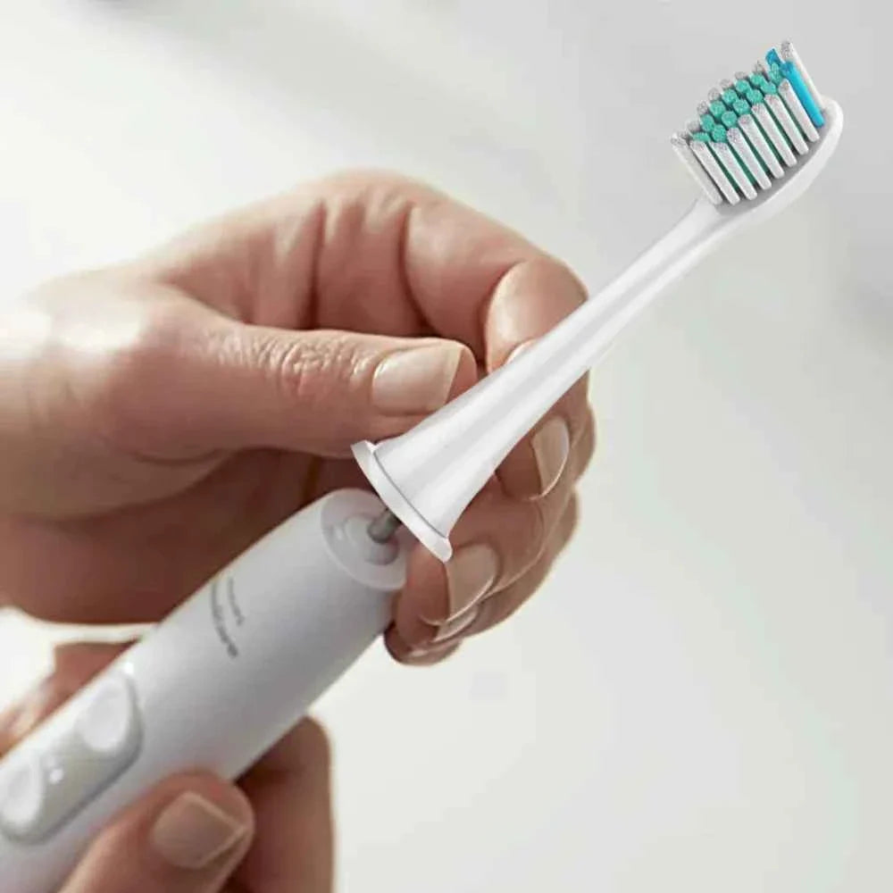 Sonic Toothbrush Heads For Philips Sonicare 20pcs With 4pcs Protective Cover Soft Dupont Bristles Electric Toothbrush