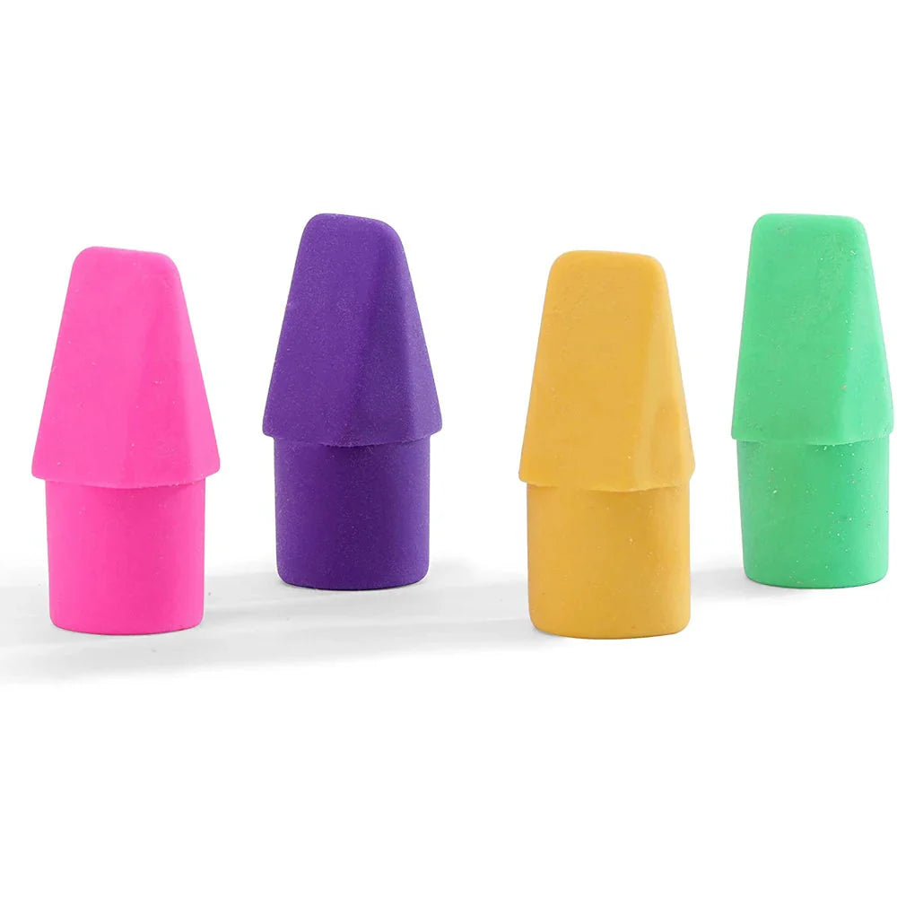 Supplies School Supplies Assorted Colors Painting Student Pencil Eraser Toppers Eraser Caps Pencil Top Erasers Pencil Erasers