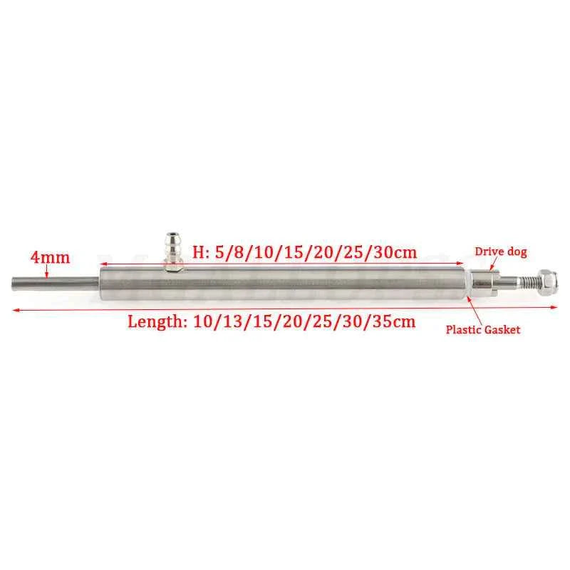 RC Boat L10/13/15/20/25/30/35cm Length Stainless Steel Tube+Grease Nozzle+4mm Stainless Steel Shaft for RC Electric Racing Boat