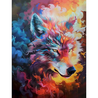 Diy Paint By Numbers For Adults Beginners Wolf Animals Acrylic Painting By Number Kits Home Decoration Framelessless