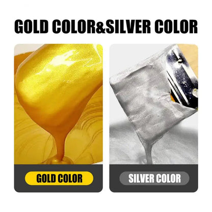 30ml Gold Paint Metallic Acrylic Paint Waterproof Not Faded For Statuary Coloring DIY Hand Clothes Painted Graffiti Pigments