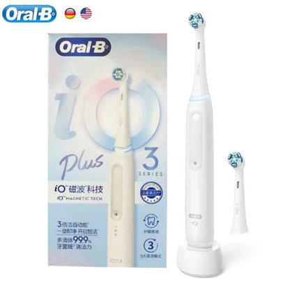 Oral B iO3 Plus Electric Toothrush IO Magnetic TECH Rechargeable 3 Cleaning Modes Dental Care iO Series 3 Smart Tooth Brush