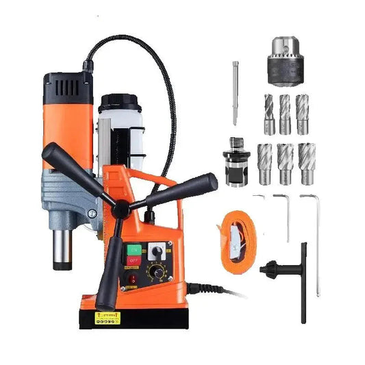 SucceBuy 1300W 1400W 2" Electric Drilling Machine Magnetic Drill Press Boring Diameter Power Drill 810 PRM Drill
