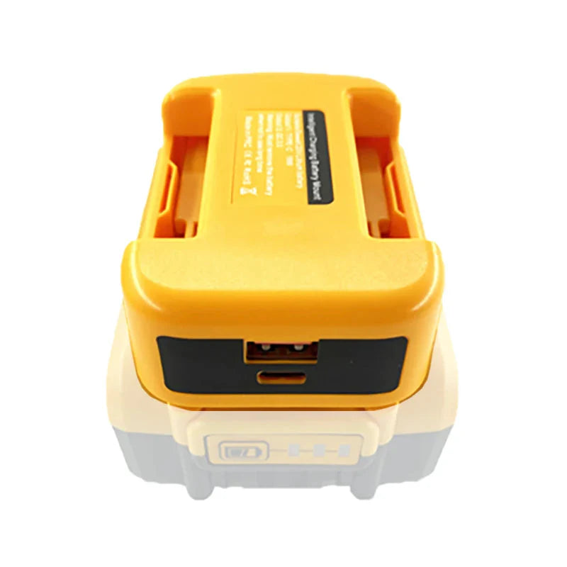 Li-ion Battery Parts Adapter For DEWALT 20V DCB200 For Makita 18V BL1830 Lithium Batteries Case Type C USB Power Bank Charger