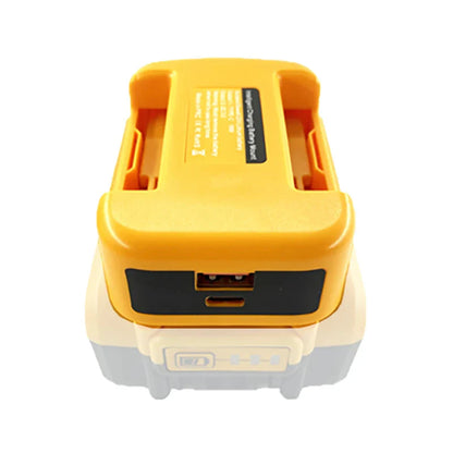 Li-ion Battery Parts Adapter For DEWALT 20V DCB200 For Makita 18V BL1830 Lithium Batteries Case Type C USB Power Bank Charger
