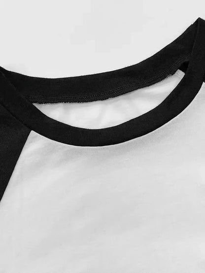 Women's Paris France Letter Print Crew Neck Short Sleeve T Shirt 90s Y2k Korean Style Tee Tops Casual Graphic T-Shirt Clothing