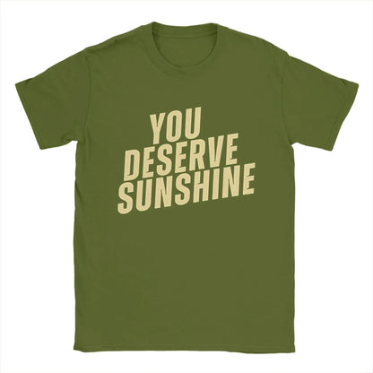 Men T-Shirts You Deserve Sunshine   Scott Hunter  Kip Grady Cotton Tee Shirt Short Sleeve Heated Rivalry T Shirt Printing
