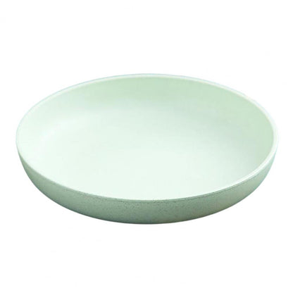 Wheat Fiber Plate Microwave Plastic Plates Dinner Plate BPA Free Food Grade Round Shape Food Dish Fruit Salad Dish Kitchen Plate