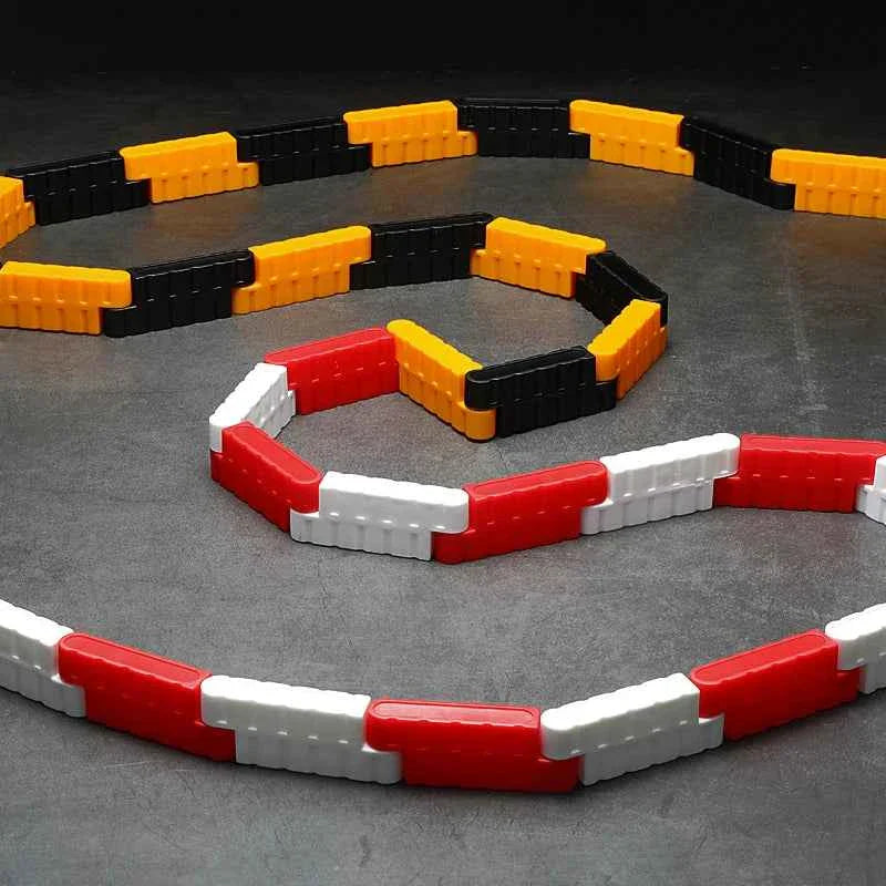 RC Car Road Barriers Remote Control Car Accessories Drifting Race Track Barrier Traffic Splicing Stereo Roadblock Traffic Scene