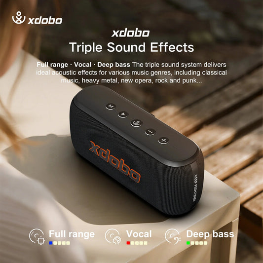 60W Soundbar XDOBO X8IV Subwoofer Speaker 8000mAh Deep Bass Outdoor Smart Phone TV Home Cinema Loudspeaker With Alloy Design