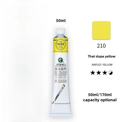 Maries Oil Paint 50ML Oil Painting Art Creation Pigment Large Oil Paint Paint Single Commonly Used 24 Colors