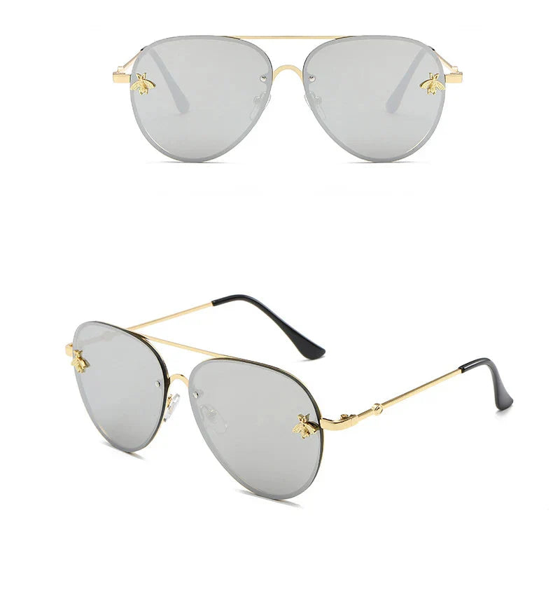 SUGLAU Luxury brand Fashion Rimless Sunglasses Casual Driving Sun Glasses Business shopping Unisex Shades Oculos De Sol UV400