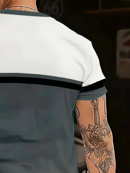 Hot men's T-shirts for Summer 2025 Casual fashionable outdoor and simple streetwear