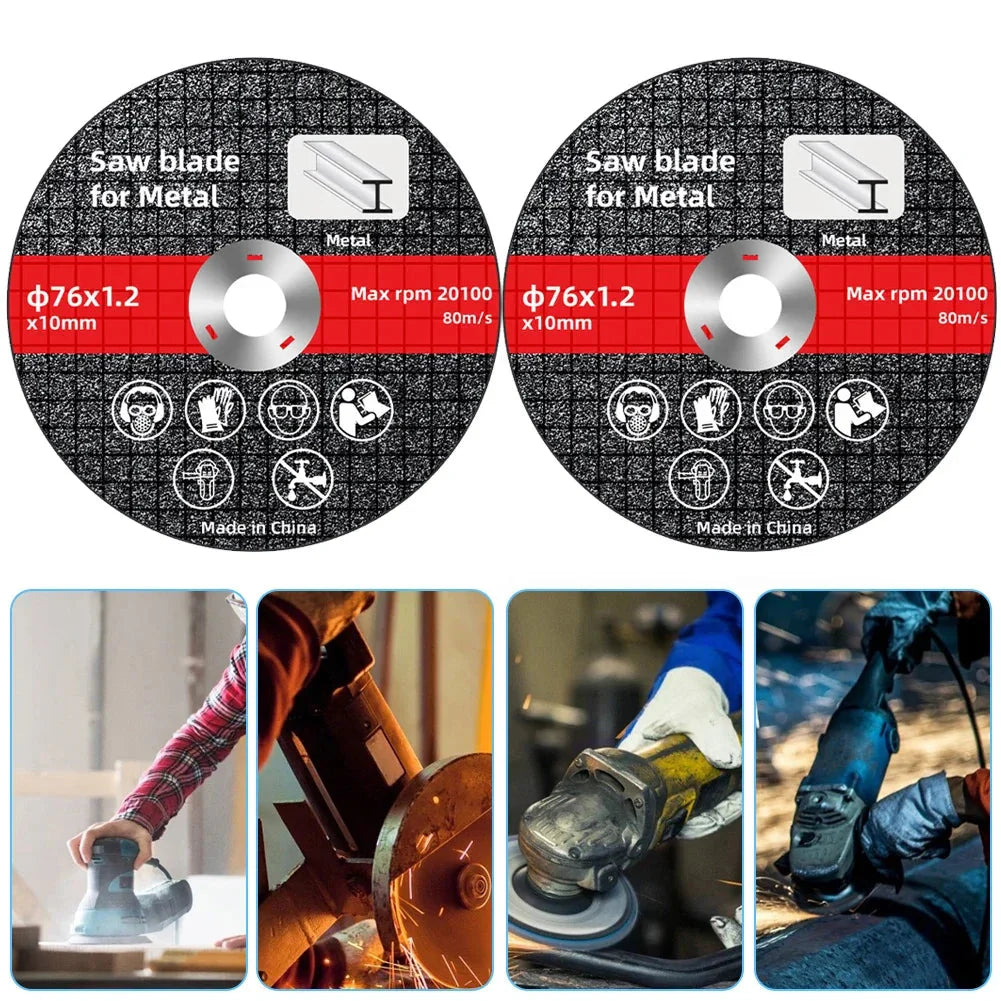 1-30PCS 76mm Metal Cutting Discs Sanding Grinding Cut Off Circle Wheels Saw Blades Discs for Electric Angle Grinder Accessories