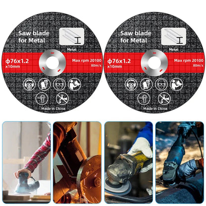 1-30PCS 76mm Metal Cutting Discs Sanding Grinding Cut Off Circle Wheels Saw Blades Discs for Electric Angle Grinder Accessories