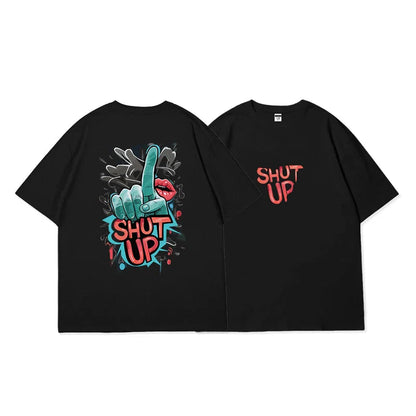 Men's and women's Short-Sleeved T-shirts Funny Abstract Pattern T-shirts 100%Cotton Streetwear Casual Fashion Oversized T-shirts