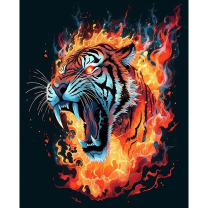 Diy Paint By Numbers For Adults Beginners Wolf Animals Acrylic Painting By Number Kits Home Decoration Framelessless