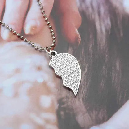 Trendy Best Friends Pendant Necklace for Women Full Rhinestone Love Heart Bff Friendship Pendants Necklaces Jewelry Accessories
