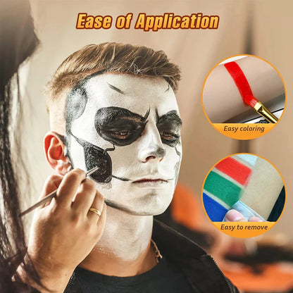 Face body Painting waterproof 6 colors Water Based Nontoxic Body Art kids Festival Fancy Dress Paint Body & Face Paint make up
